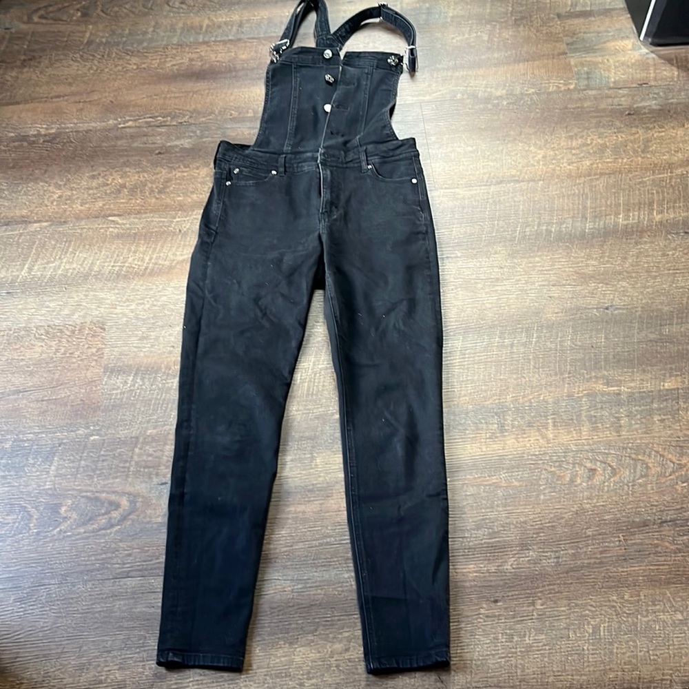 Black overalls